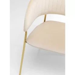 Armlehnstuhl Belle Creme (2/Set)