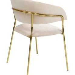 Armlehnstuhl Belle Creme (2/Set)