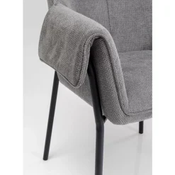 Armlehnstuhl Bess Grau