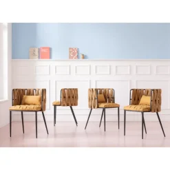 Armlehnstuhl Cheerio Gelb Inkl. Kissen