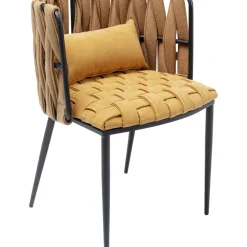 Armlehnstuhl Cheerio Gelb Inkl. Kissen