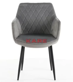 Armlehnstuhl Kayla Grau