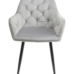 Armlehnstuhl Kira Grau