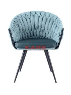 Armlehnstuhl Knot Petrol