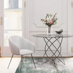 Armlehnstuhl Lorena Grau