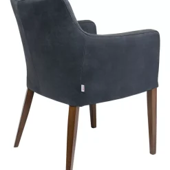 Armlehnstuhl Mode Leder Anthrazit