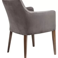 Armlehnstuhl Mode Velvet Grau