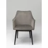 Armlehnstuhl Modino Velvet Grau