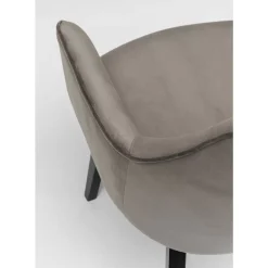 Armlehnstuhl Modino Velvet Grau