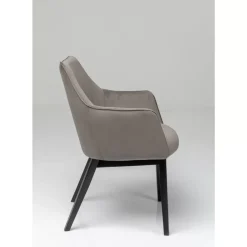 Armlehnstuhl Modino Velvet Grau