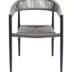 Armlehnstuhl Palma Grau