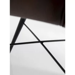 Armlehnstuhl Rumba Leder Braun