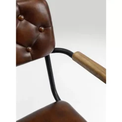 Armlehnstuhl Salsa Leder Braun
