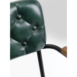 Armlehnstuhl Salsa Leder Dunkelgrun