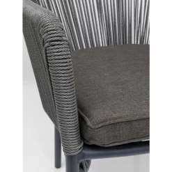 Armlehnstuhl Wave Grau