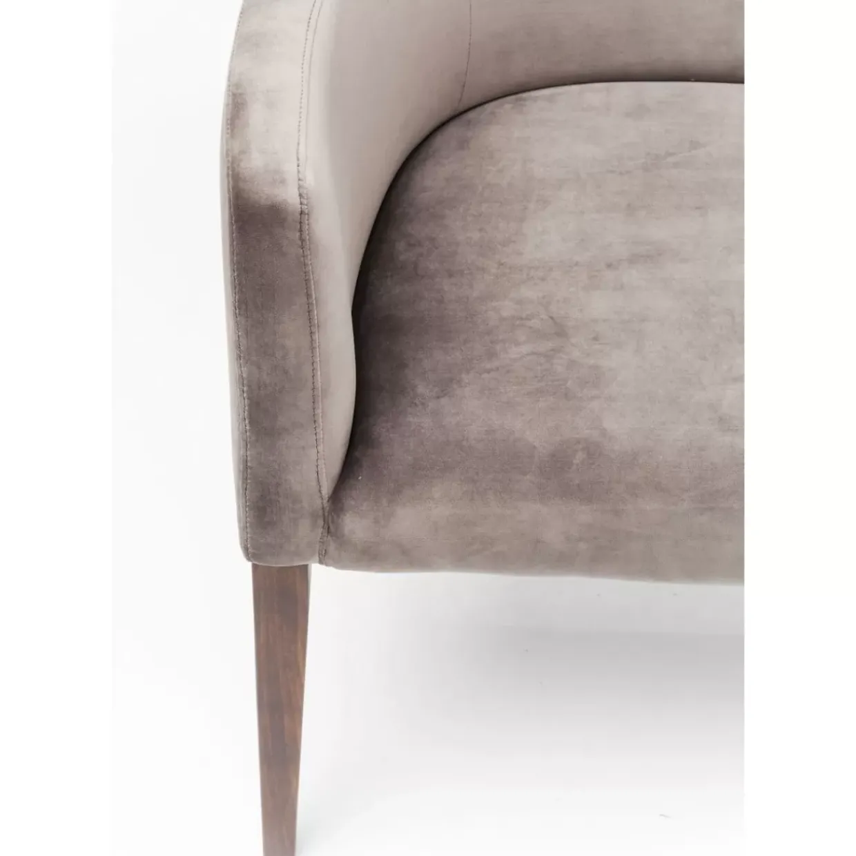 Bank Mode Velvet Grau