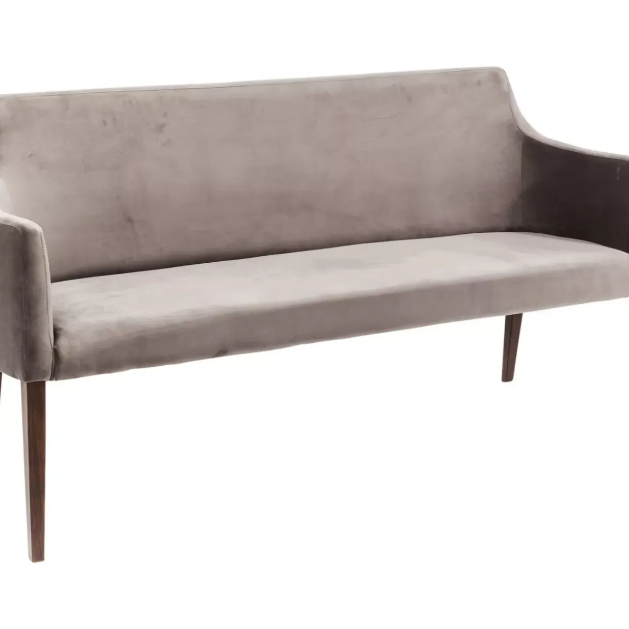 Bank Mode Velvet Grau