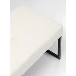 Bank Smart Boucle Creme Schwarz 150Cm