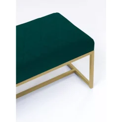 Bank Smart Dunkelgrun Messing 150X40Cm