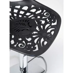 Barhocker Ornament Black