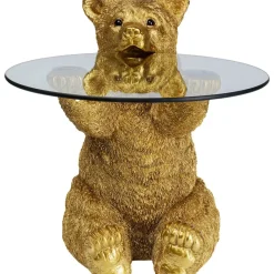 Beistelltisch Animal Bear Gold O40Cm