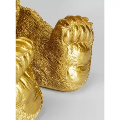 Beistelltisch Animal Bear Gold O40Cm