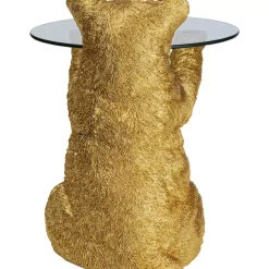 Beistelltisch Animal Bear Gold O40Cm
