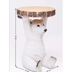 Beistelltisch Animal Polar Bear O37Cm