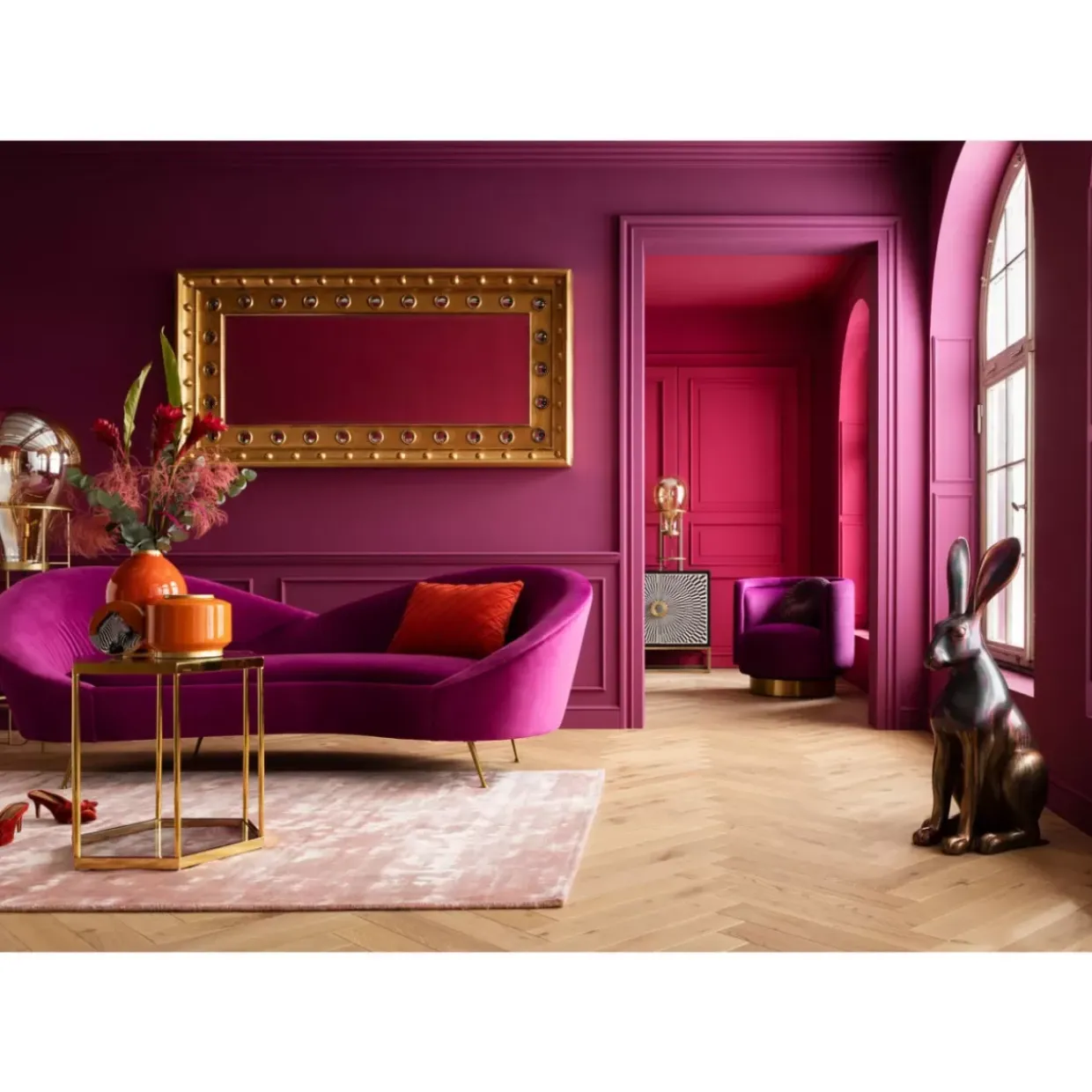 Beistelltisch Comb Gold 55