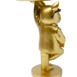 Beistelltisch Cool Bulldog Tray Gold 34X55Cm
