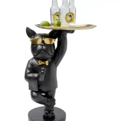 Beistelltisch Cool Bulldog Tray Schwarz 34X55Cm