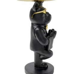 Beistelltisch Cool Bulldog Tray Schwarz 34X55Cm