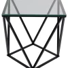 Beistelltisch Cristallo Schwarz 50X50Cm
