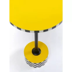 Beistelltisch Domero Checkers Gelb O25Cm