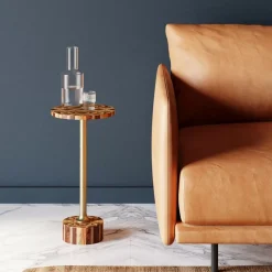 Beistelltisch Domero Geo Braun O25Cm