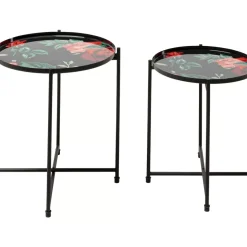 Beistelltisch Flowers Garden Round (2/Set)