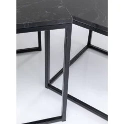 Beistelltisch Key West Schwarz (3/Set)