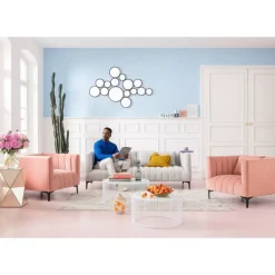 Beistelltisch Luxury Triangle Champagne