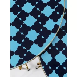 Beistelltisch Priya Blau (2/Set)