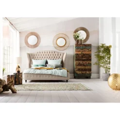 Bett City Spirit Linen Natural 180X200Cm