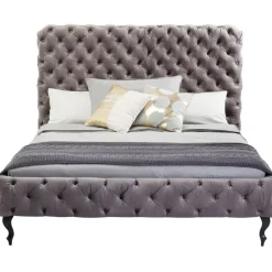 Bett Desire Hoch Silbergrau 160X200 Cm