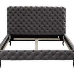 Bett Desire Hoch Silbergrau 160X200 Cm