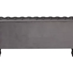 Bett Desire Velvet Silbergrau 160X200 Cm