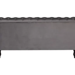 Bett Desire Velvet Silbergrau 180X200 Cm