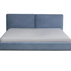 Bett East Side Cord Blau 160X200Cm