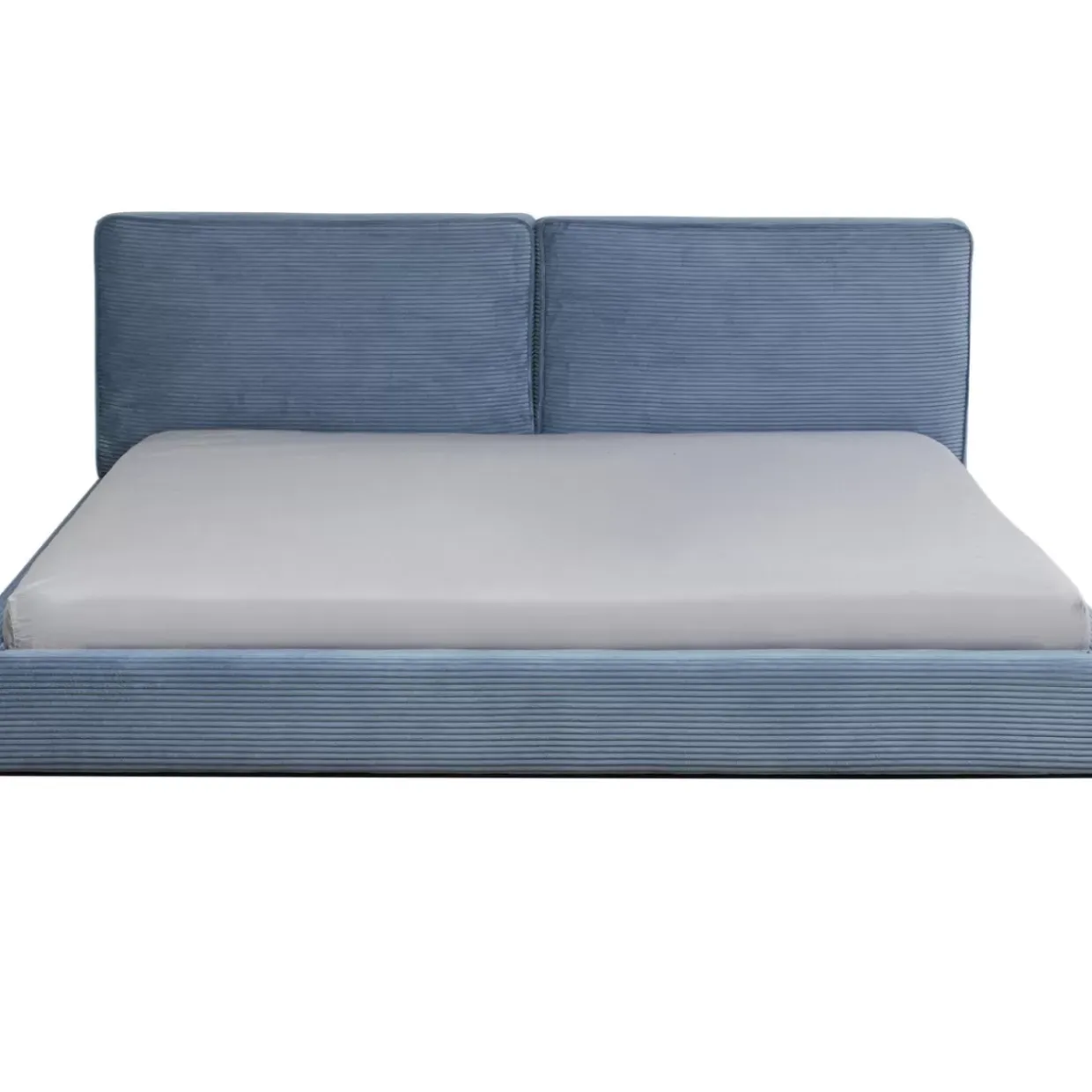 Bett East Side Cord Blau 160X200Cm