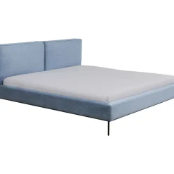 Bett East Side Cord Blau 160X200Cm