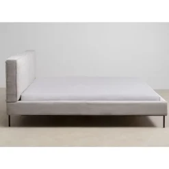 Bett East Side Cord Grau 180X200Cm