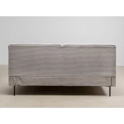 Bett East Side Cord Grau 180X200Cm