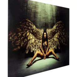 Bild Glas Angelwings 120X80Cm
